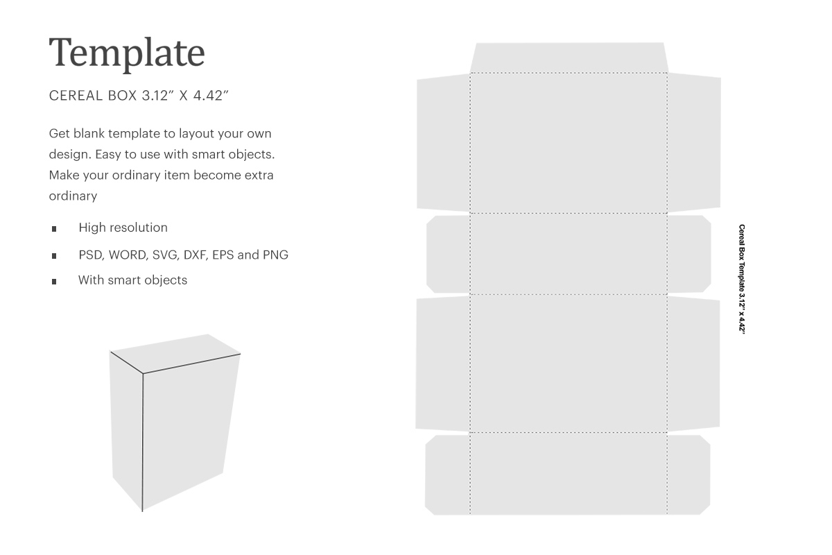 New Blank Packaging Templates