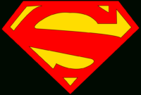 New Blank Superman Logo Template
