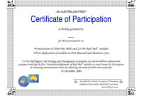 New Conference Participation Certificate Template