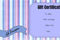 New Donation Certificate Template