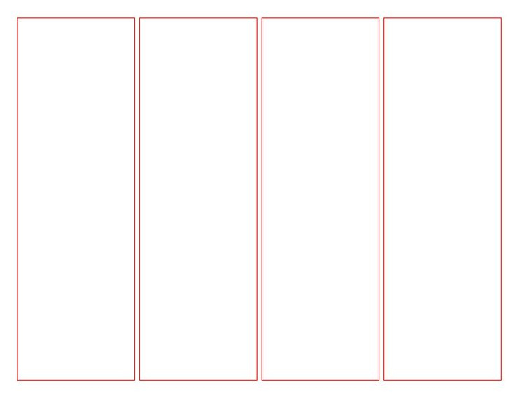 New Free Blank Bookmark Templates To Print