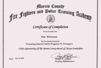 New Free Training Completion Certificate Templates