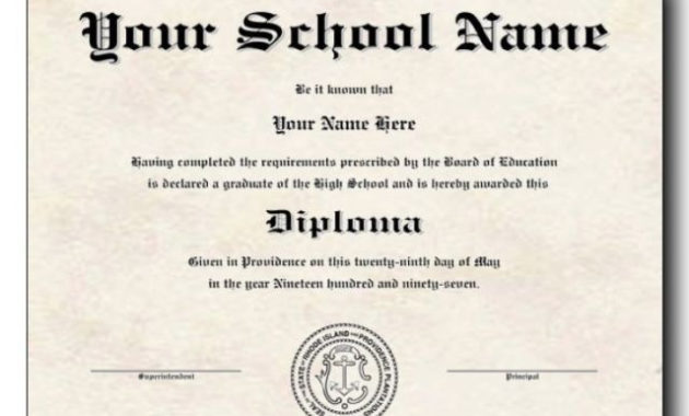 New Ged Certificate Template