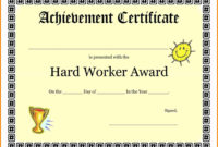 New Good Job Certificate Template