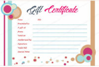 New Homemade Christmas Gift Certificates Templates