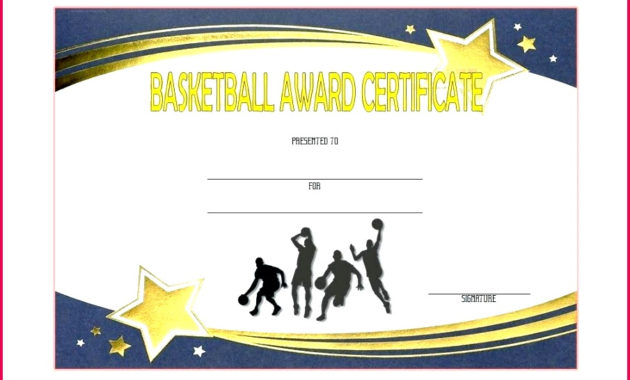 Professional Athletic Certificate Template