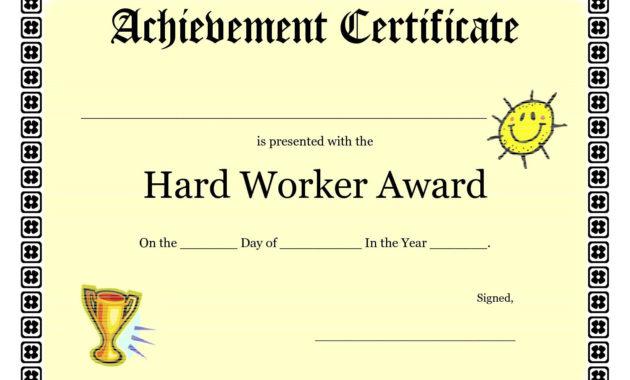 Professional Badminton Achievement Certificate Templates