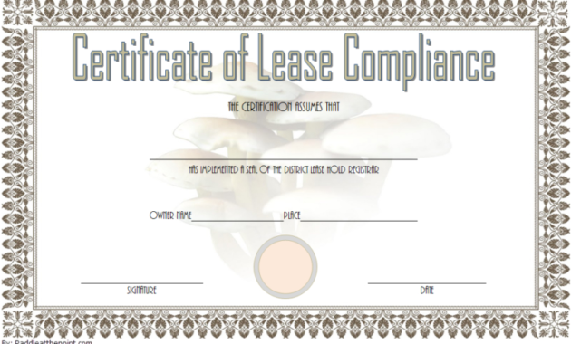 Professional Certificate Of Compliance Template 10 Docs Free