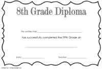 Professional Certificate Of School Promotion 10 Template Ideas