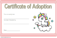 Professional Dog Adoption Certificate Free Printable 7 Ideas