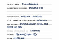 Professional Fake Medical Certificate Template Download