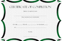 Professional Free Completion Certificate Templates For Word