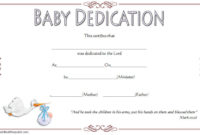 Professional Free Fillable Baby Dedication Certificate Download