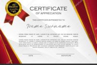 Professional High Resolution Certificate Template