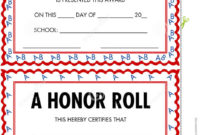Professional Honor Award Certificate Templates