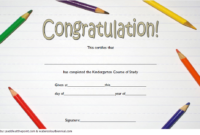 Professional Kindergarten Graduation Certificates To Print Free