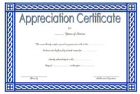 Professional Long Service Award Certificate Templates