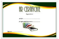 Professional Reader Award Certificate Templates
