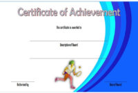 Professional Running Certificate Templates 10 Fun Sports Designs