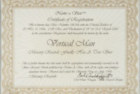 Professional Star Naming Certificate Template