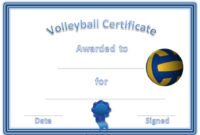 Simple Athletic Award Certificate Template