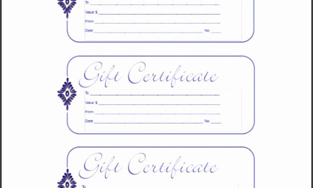 Simple Blank Certificate Templates Free Download
