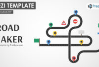 Simple Blank Road Map Template