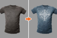 Simple Blank T Shirt Design Template Psd