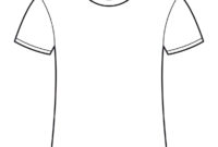 Simple Blank Tee Shirt Template