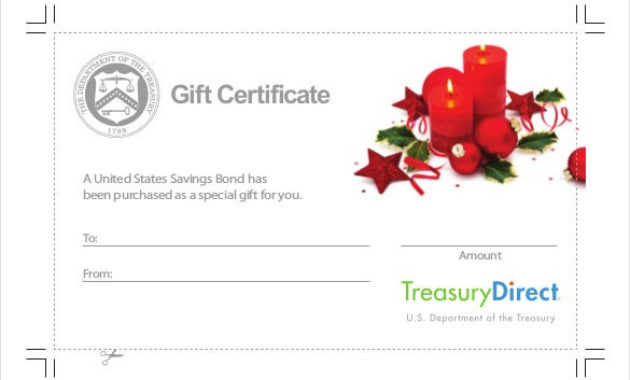 Simple Christmas Gift Certificate Template Free Download