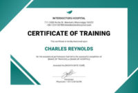Simple Dog Training Certificate Template Free 10 Best