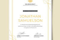Simple Employee Of The Month Certificate Template Word