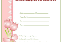 Simple Free Printable Best Wife Certificate 7 Designs
