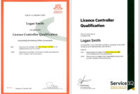 Simple Iq Certificate Template