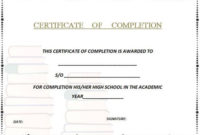 Simple Jct Practical Completion Certificate Template