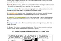 Simple Madeline Hunter Lesson Plan Template Blank