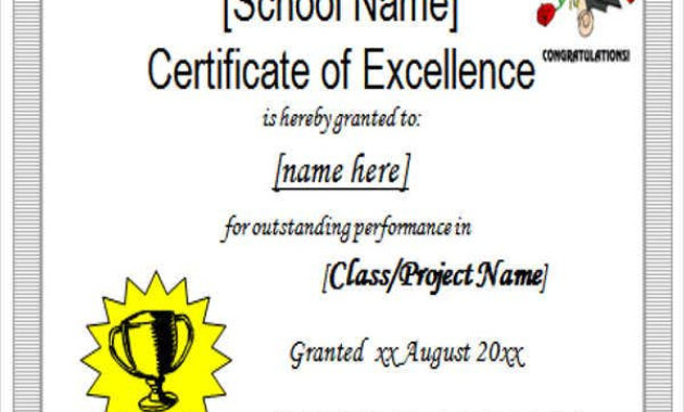 Simple Powerpoint Award Certificate Template