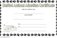 Simple Puppy Birth Certificate Free Printable 8 Ideas