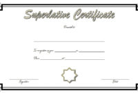 Simple Superlative Certificate Template