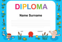 Simple Swimming Certificate Template