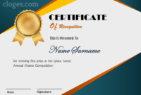 Simple Template For Certificate Of Appreciation In Microsoft Word