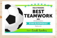 Simple Youth Football Certificate Templates