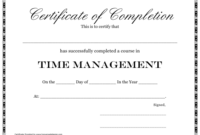 Stunning Anger Management Certificate Template