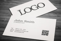 Stunning Blank Business Card Template Photoshop