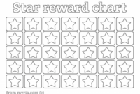Stunning Blank Reward Chart Template