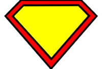 Stunning Blank Superman Logo Template