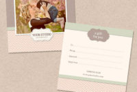 Stunning Free Photography Gift Certificate Template