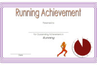 Stunning Running Certificate Templates