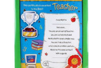 Top Best Teacher Certificate