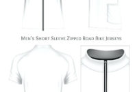 Top Blank Cycling Jersey Template